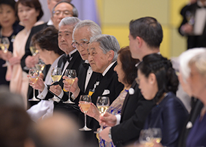 Toast by His Magesty Emperor of Japan